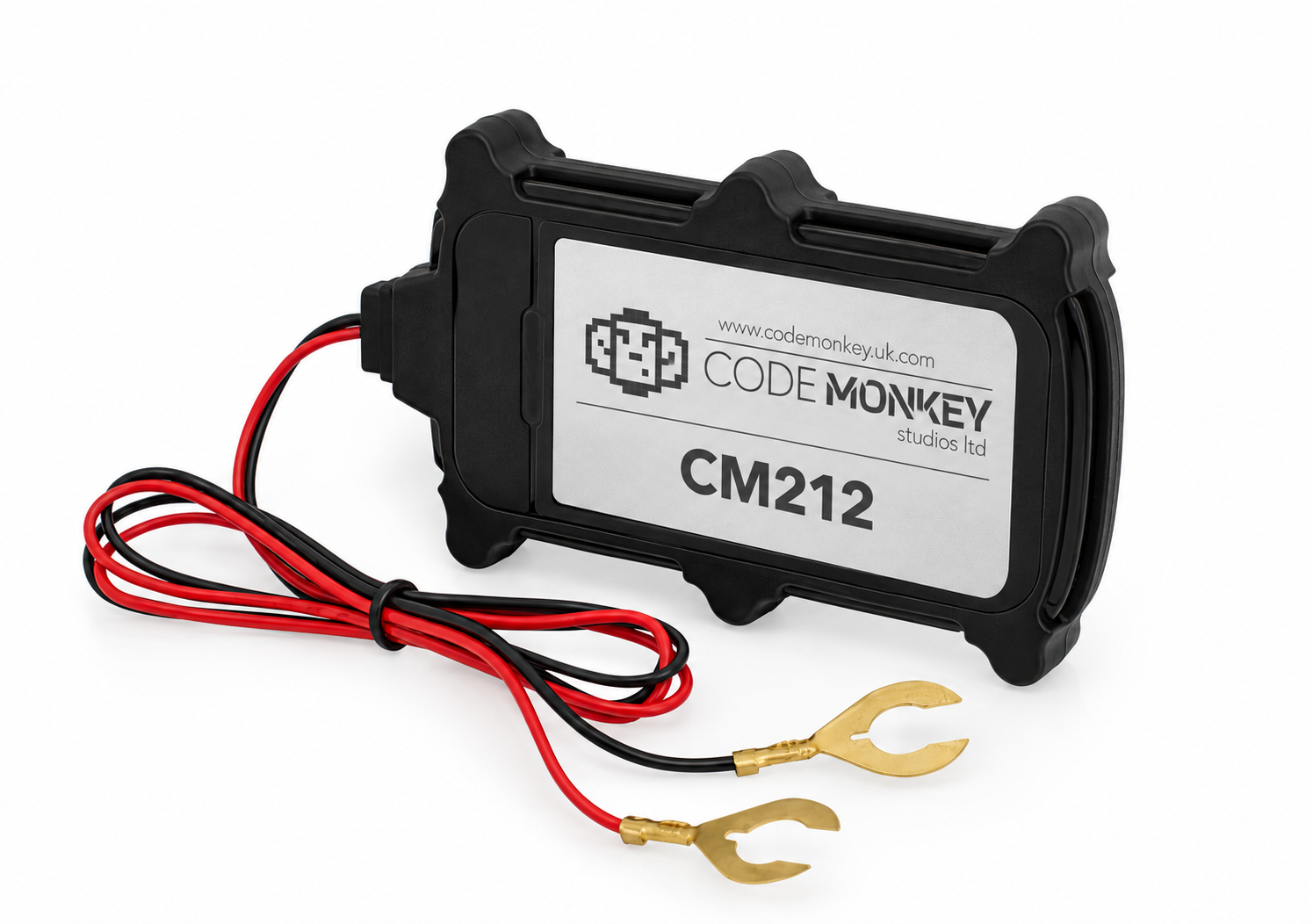 CM212 battery-mounted vehicle tracker branding mockup