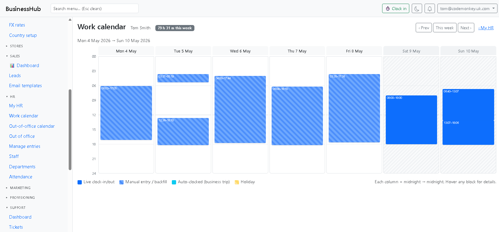 BusinessHub screenshot