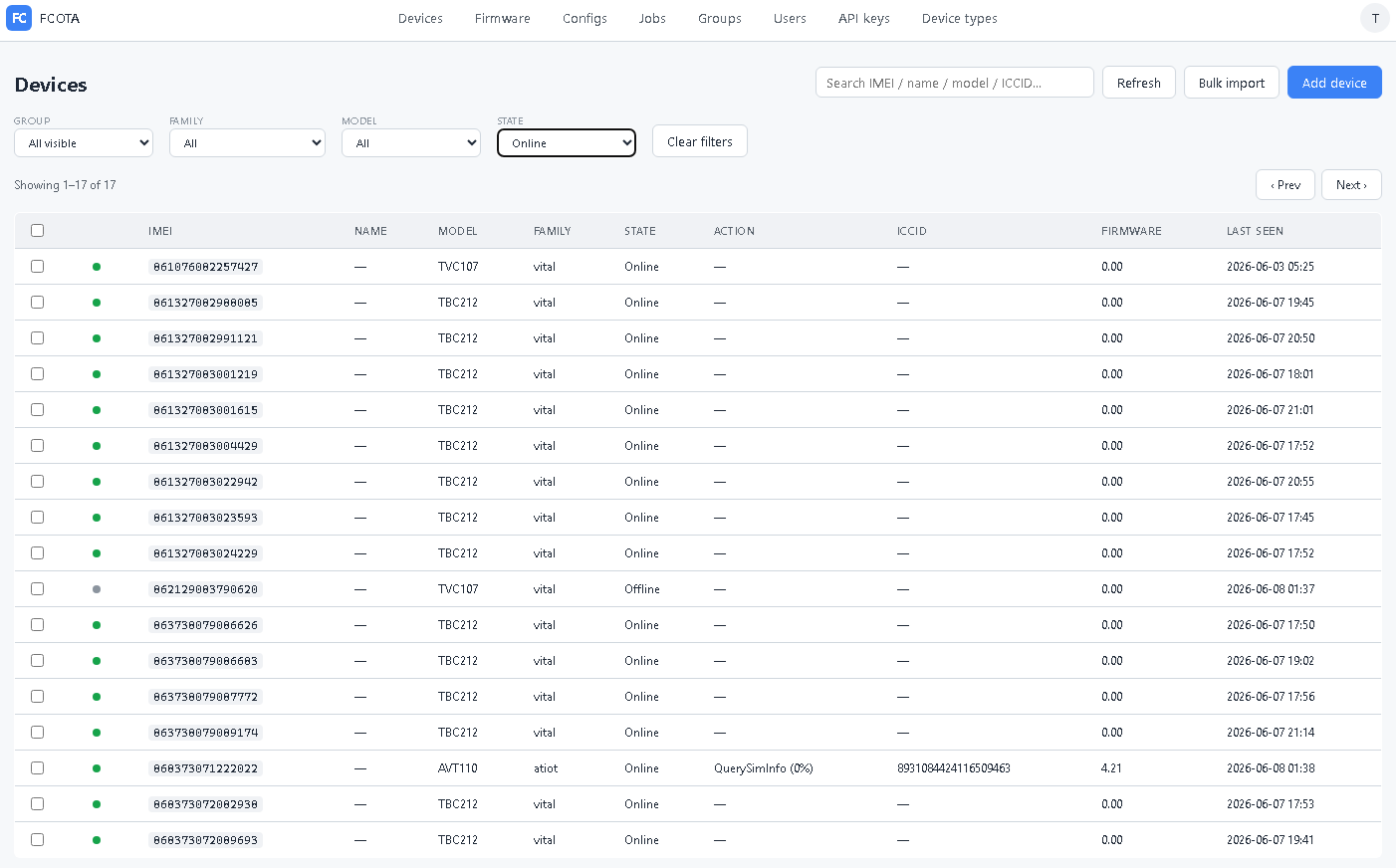 DMS — Device Management Server screenshot