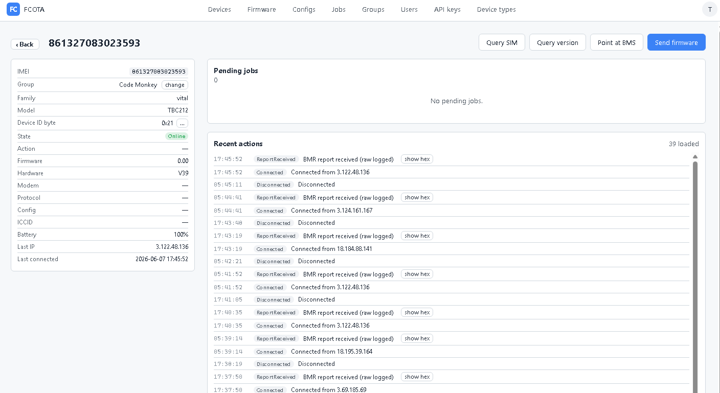 DMS — Device Management Server screenshot