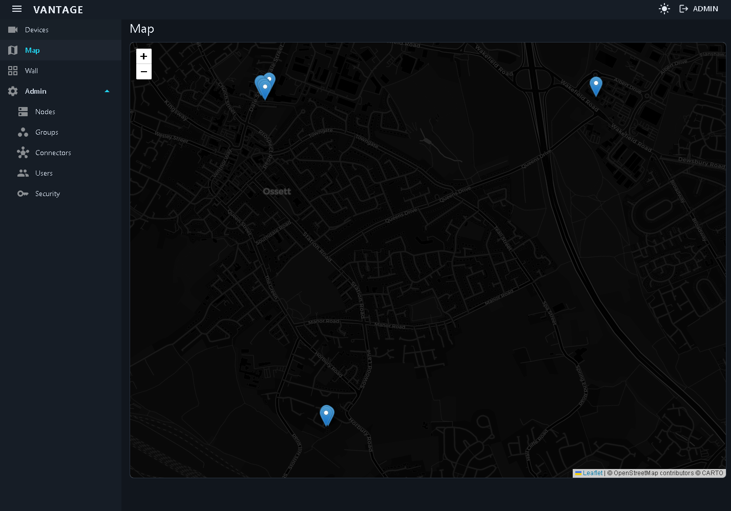 Vantage screenshot