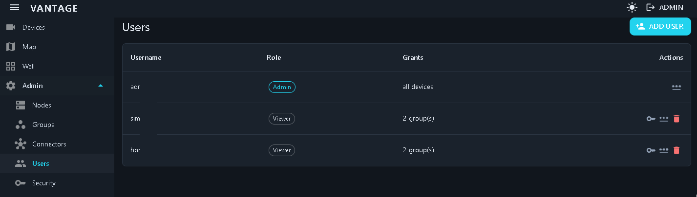 Vantage screenshot